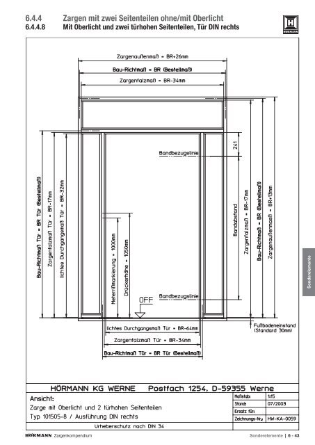 Download Zargenkompendium (PDF) - Hörmann KG