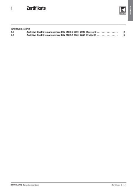 Download Zargenkompendium (PDF) - Hörmann KG