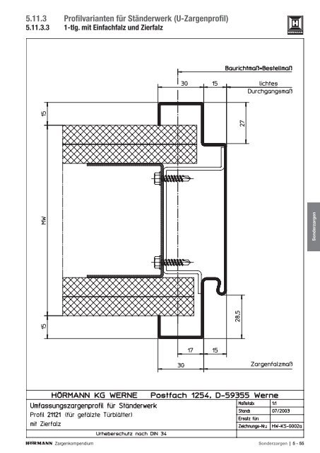 Download Zargenkompendium (PDF) - Hörmann KG