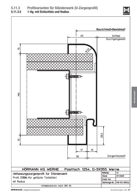 Download Zargenkompendium (PDF) - Hörmann KG