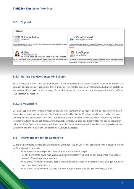 Schulfilter Plus 2.1.04 Was ist neu? - TIME for kids