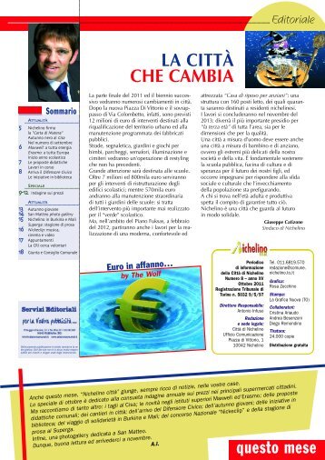 Ottobre 2011.pdf - "Nichelino Città" on line