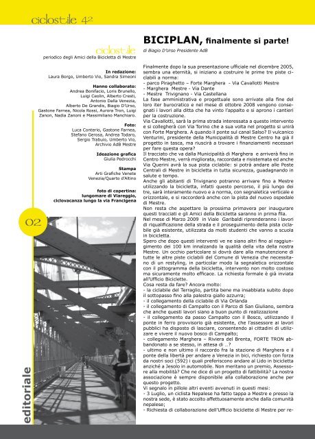 Ciclostile n. 42 - Amici della Bicicletta di Mestre