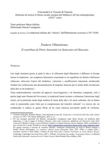 Castagnino paper - Scuola Superiore di Studi Storici, Geografici ...