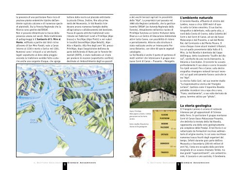 SENTiERO GEOlOGiCO - Gruppo Naturalistico della Brianza