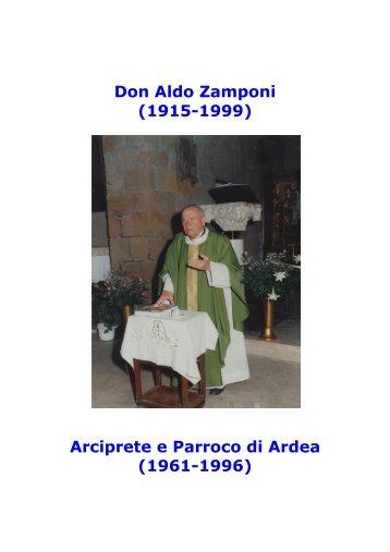 Don Aldo Zamponi - San Pietro Apostolo - Ardea