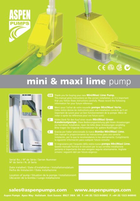 Mini Verte / Mini Verte Silence+ : Micropompe de relevage pour  installations de climatisation – Batiproduits