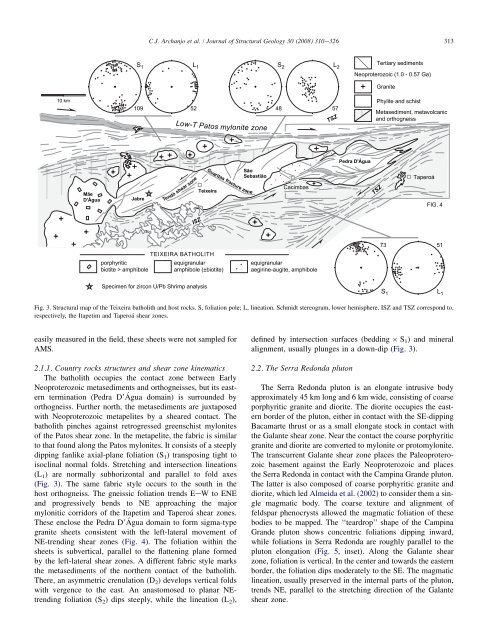 Fabrics of pre- and syntectonic granite plutons and ... - CPRM