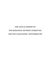 Radiation Advisory Committee Annual Report ... - health.vic.gov.au