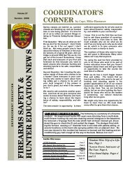 Firearms safety & hunter education news: Summer 2006 - Minnesota ...