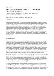 investigation of cavitation in a large-scale transparent nozzle - FISITA