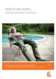 Festival des dalles Gartenplatten-Festival - Gétaz Miauton