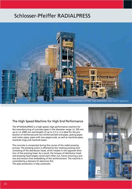Machines and equipment for the concrete product ... - HESS Group
