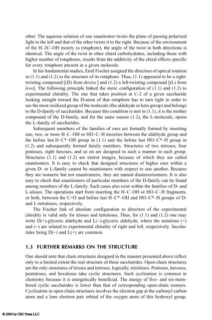 Chemical and Functional Properties of Food Saccharides