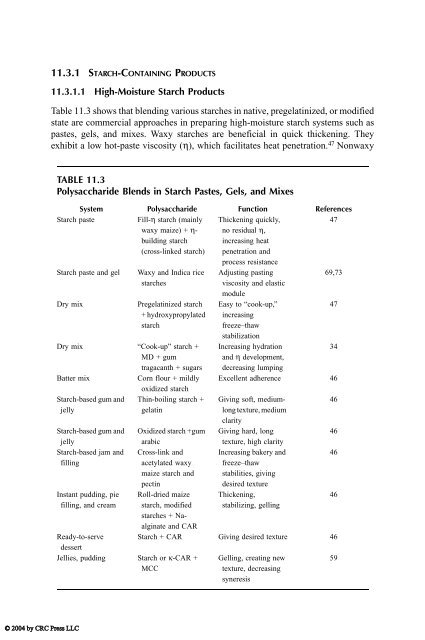 Chemical and Functional Properties of Food Saccharides