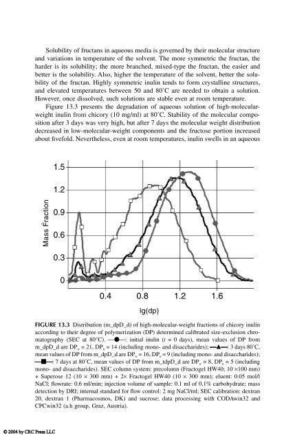 Chemical and Functional Properties of Food Saccharides