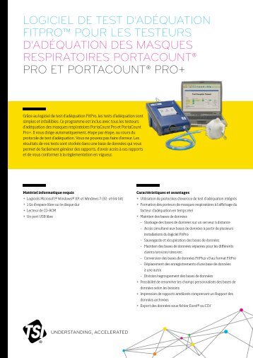 LOGICIEL DE TEST D'ADÉQUATION FITPRO™ POUR LES ... - TSI