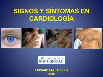 Clase: Signos y Síntomas en Cardiología - conarec
