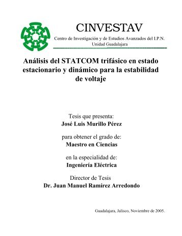 CINVESTAV - Dr. Juan Manuel Ramírez Arredondo