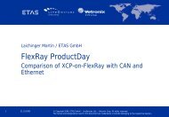 FlexRay ProductDay - ETAS