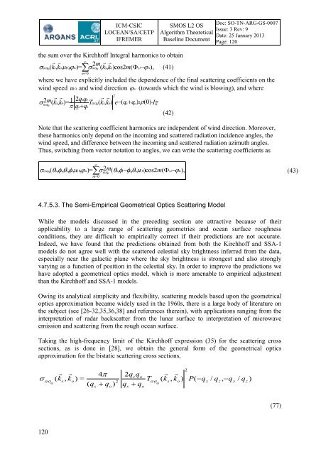 SMOS L2 OS ATBD - ARGANS