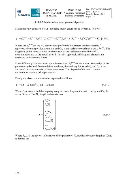 SMOS L2 OS ATBD - ARGANS