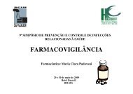 Farmacovigilância - Hospital das Clínicas da UFMG