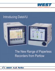 DataVU Recorders brochure - Prime Controls Co