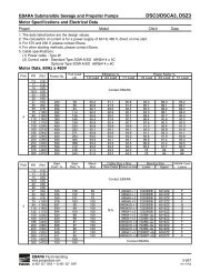 Motor data, DSC, DSZ, catalog section 3, rev. 0209 - EBARA Fluid ...