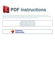 Ghid de utilizare UFESA AT9220 - PDF INSTRUCTIONS: Instrucţiuni ...