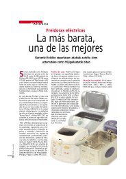 Freidoras eléctricas (118 Kb ) - Revista Consumer