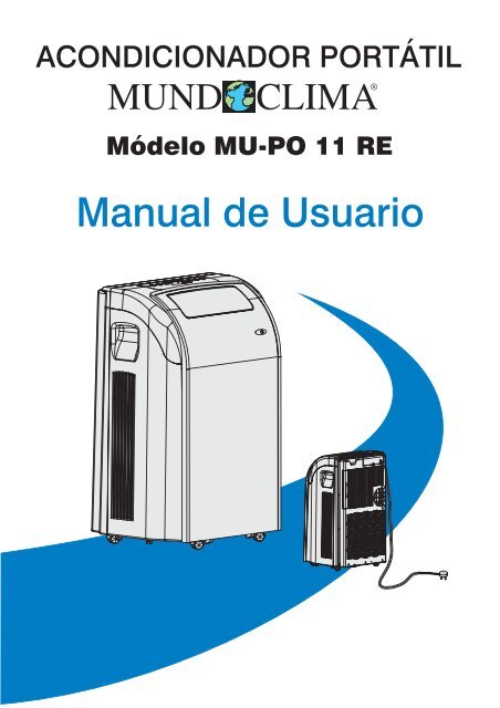 Manual de usuario del acondicionador portátil Mundoclima Serie ...