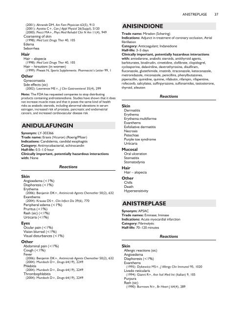 Drug Eruption and Interactions - PHARMACEUTICAL REVIEW