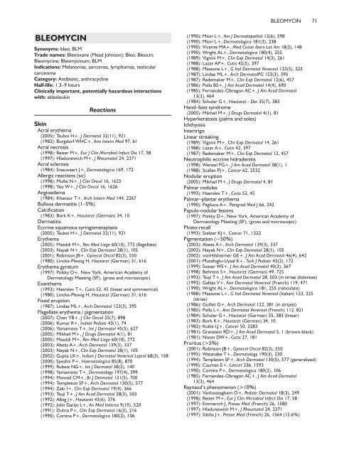 Drug Eruption and Interactions - PHARMACEUTICAL REVIEW