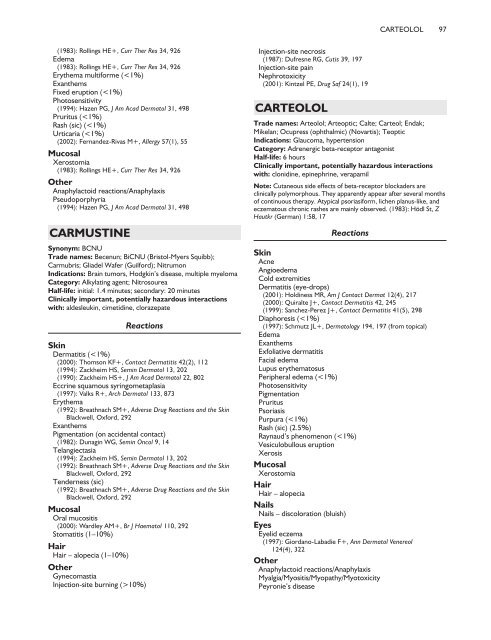 Drug Eruption and Interactions - PHARMACEUTICAL REVIEW