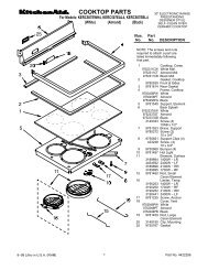 COOKTOP PARTS - Whirlpool