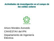 Arturo Morales Acevedo CINVESTAV del IPN ... - CIE - UNAM