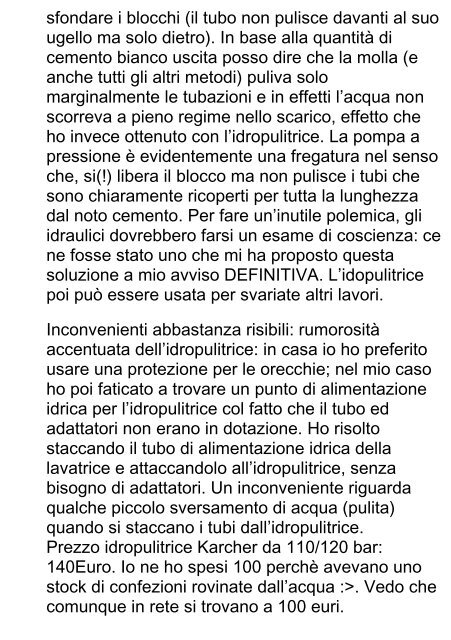 Manuale del giovane sturatore - Altervista