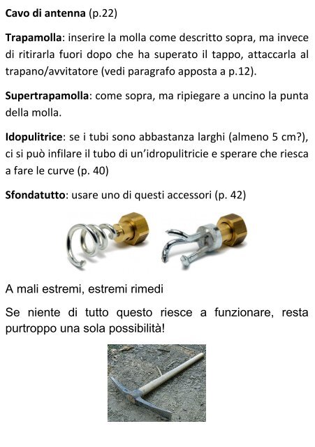 Manuale del giovane sturatore - Altervista