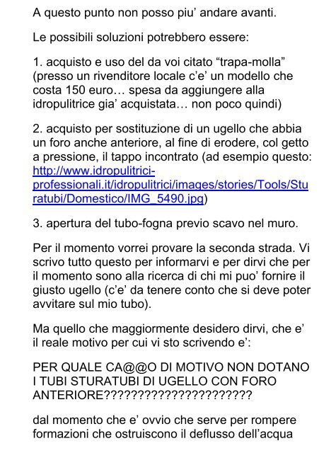 Manuale del giovane sturatore - Altervista