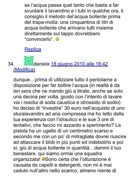 Manuale del giovane sturatore - Altervista