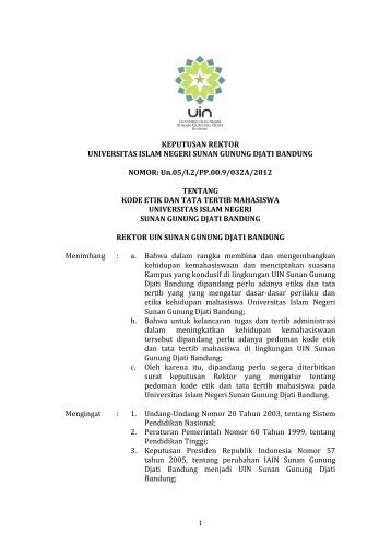 Pedoman-04 Tata Tertib Mahasiswa UIN Sunan Gunung Djati.pdf