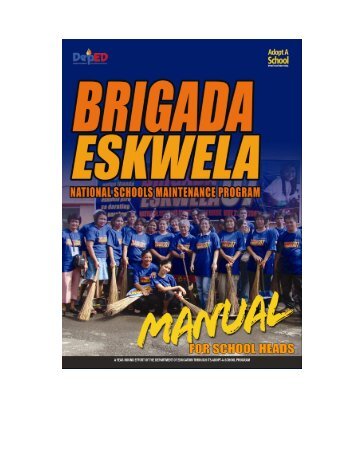 Brigada Eskwela Handbook - DepED, Koronadal City Division