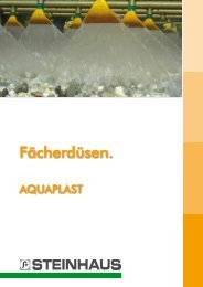 Fächerdüsen AQUAPLAST - Steinhaus GmbH