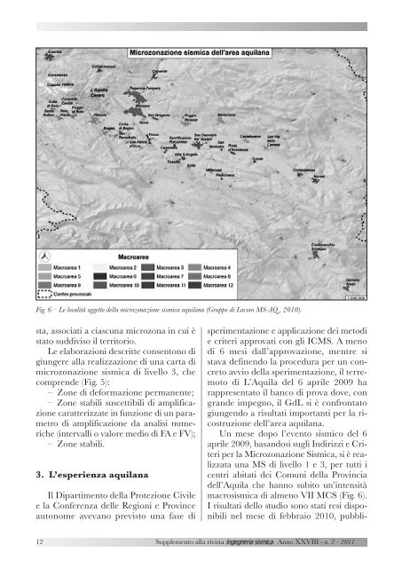 Contributi per l'aggiornamento degli "Indirizzi e criteri - Dipartimento ...