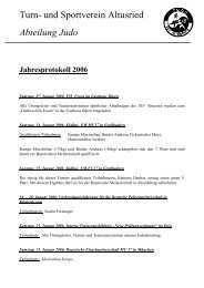 Jahresprotokoll 2006 - TSV Altusried