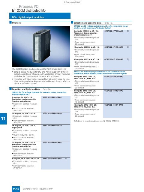 SIMATIC PCS 7 Process Control System - Siemens