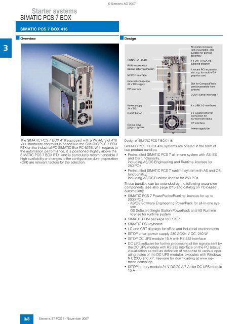 SIMATIC PCS 7 Process Control System - Siemens