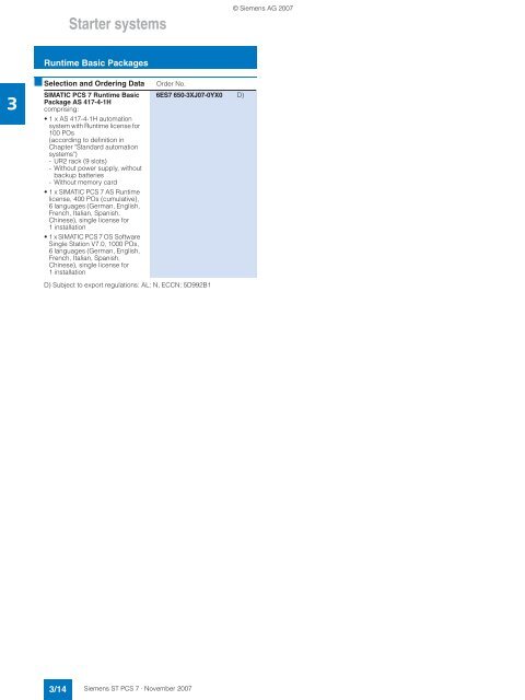 SIMATIC PCS 7 Process Control System - Siemens