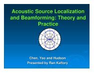 Acoustic Source Localization and Beamforming: Theory and Practice